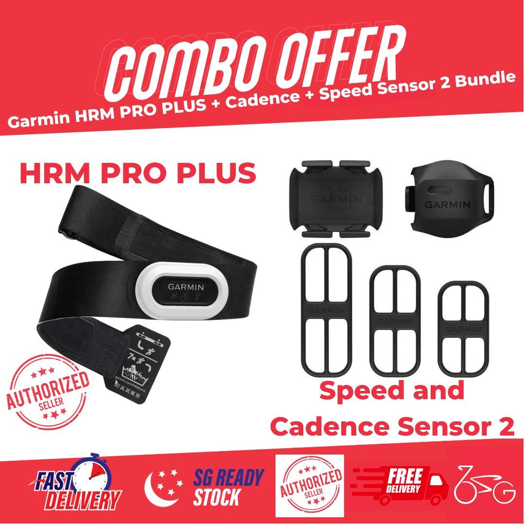 Garmin HRM PRO Plus Speed and Cadence Sensor 2 Bundle