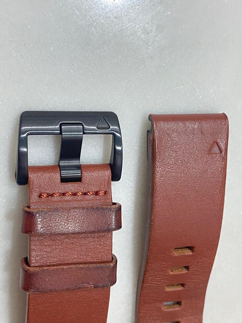 Garmin Leather Strap 22mm Quick Fit, Mobile Phones & Gadgets, Wearables