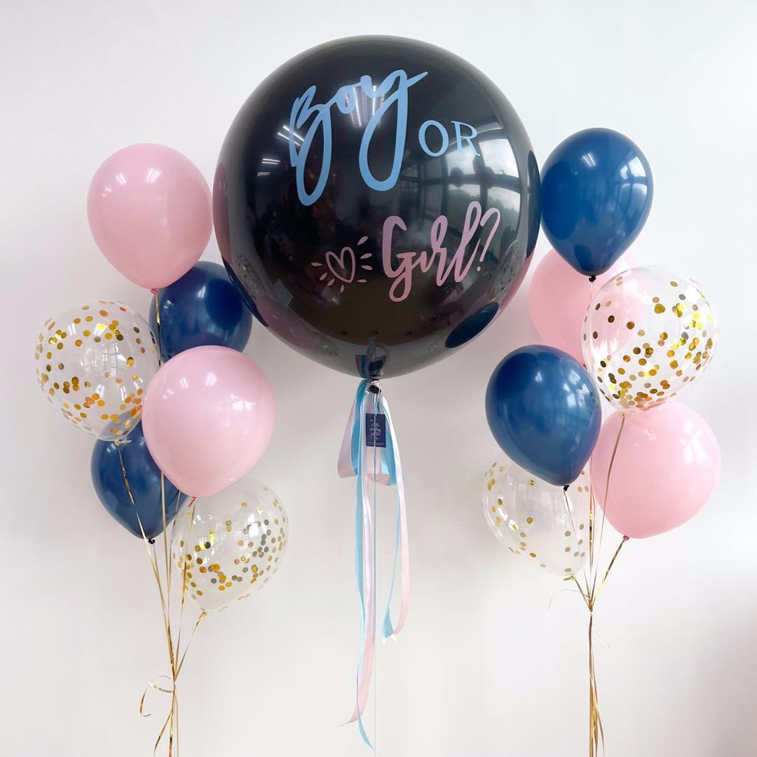 Gender Reveal Balloon Pop Suprise 36 Jumbo Hobbies And Toys Stationery