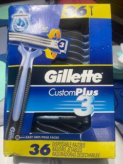 Gillette custom plus 3 (36 razors)