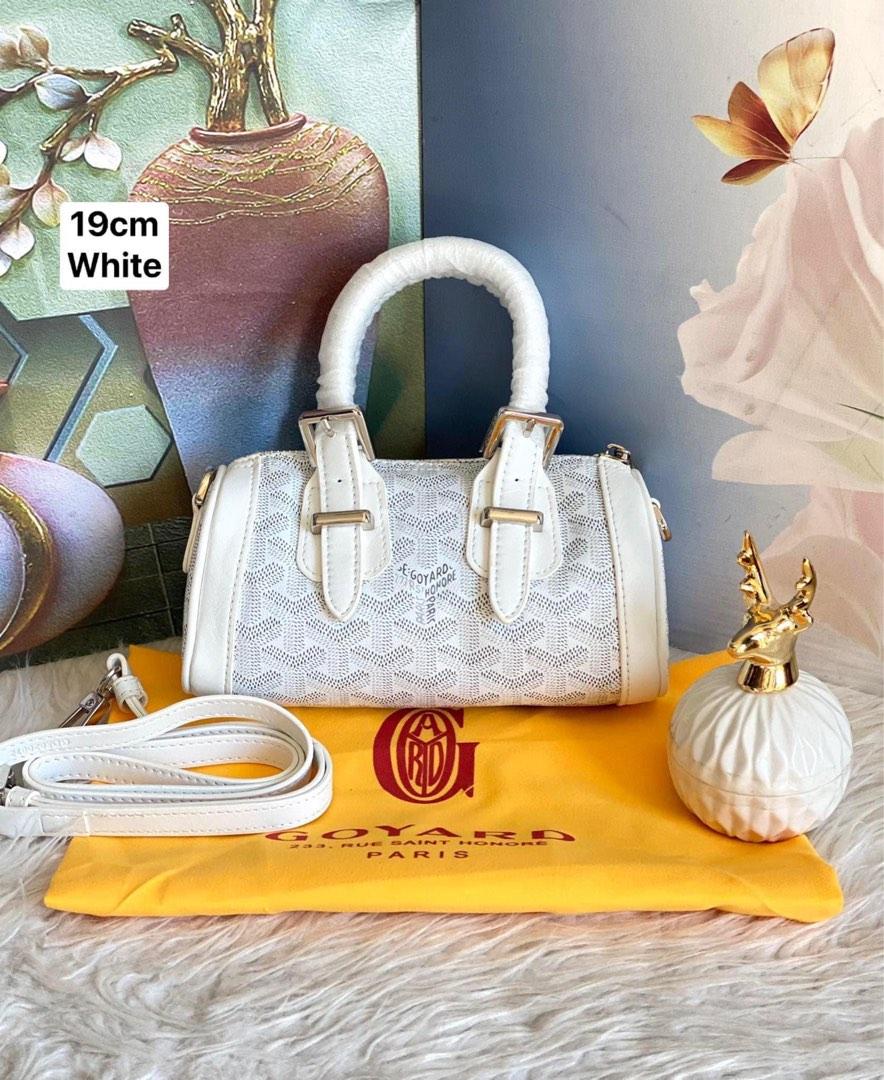 Goyard Saïgon Souple Mini Bag White, Luxury, Bags & Wallets on Carousell