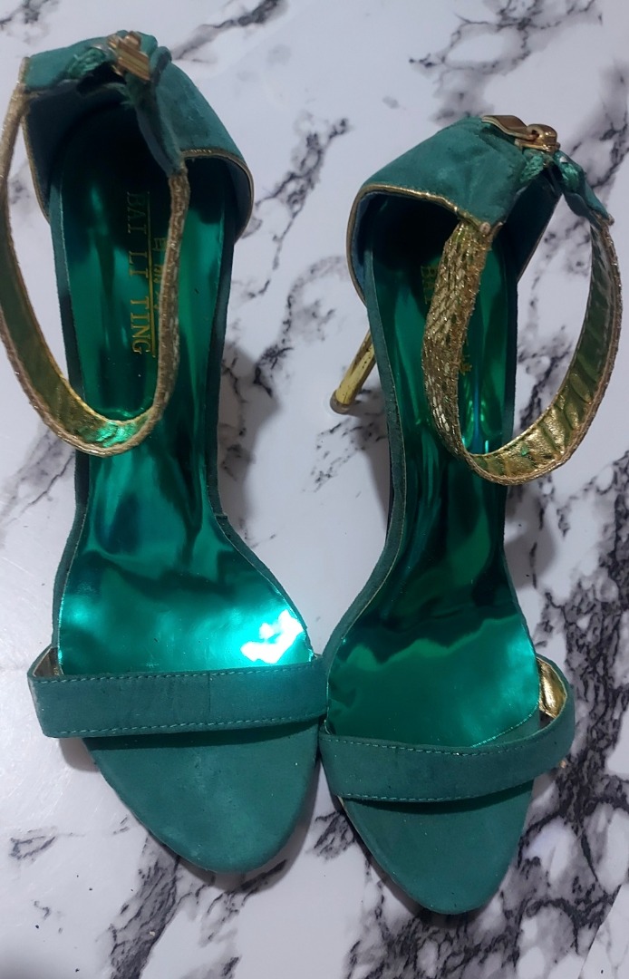 royal green heels