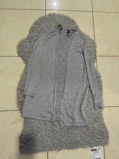 Grey long cardigan