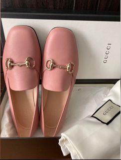 (非誠所有問題一律不回！)Gucci Loafers粉色平底鞋