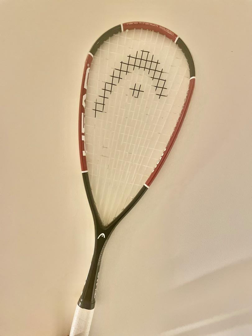 HEAD Nano Ti 110 Squash Racquet, Sports Equipment, Sports & Games, Racket & Ball Sports on Carousell