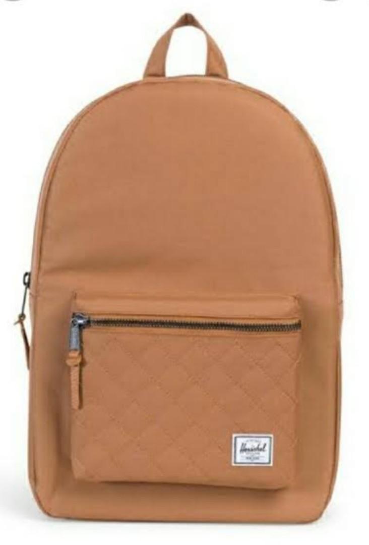 HERSCHEL CARAMEL BAG, Women's Fashion, Bags & Wallets, Backpacks on
