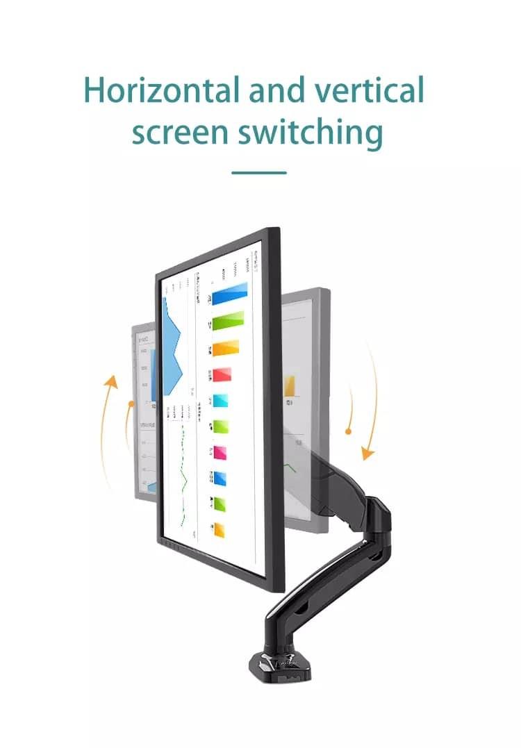 Kaloc Ds100 Ds90 Monitor Mount, Height Adjustable Monitor Arm, Single