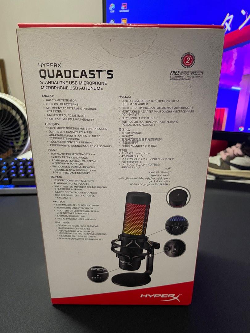 Hyper X QuadCast S, Audio, Microphones on Carousell