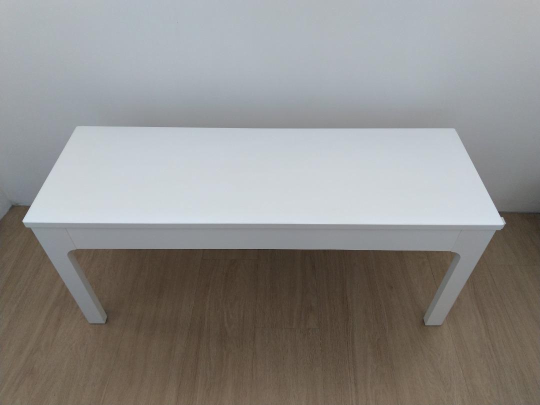 Ekedalen white bench online