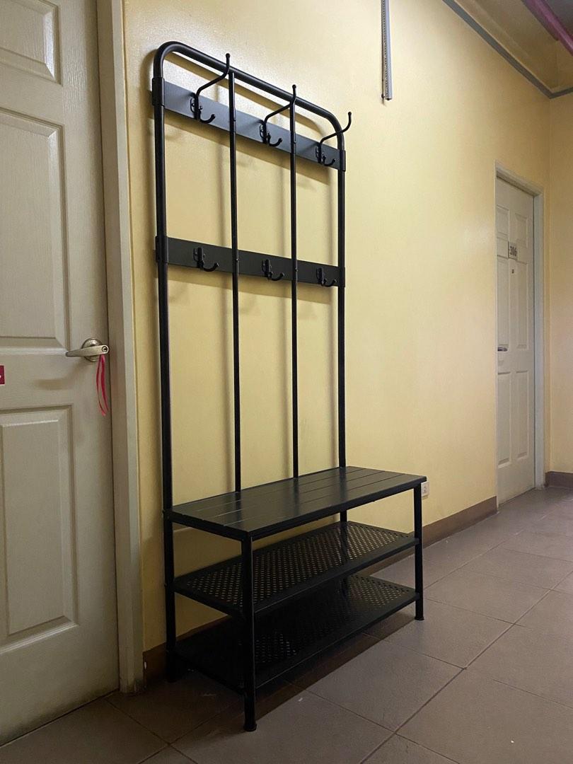 IKEA PINNIG Coat Rack with Shoe Storage Bench, Furniture & Home Living