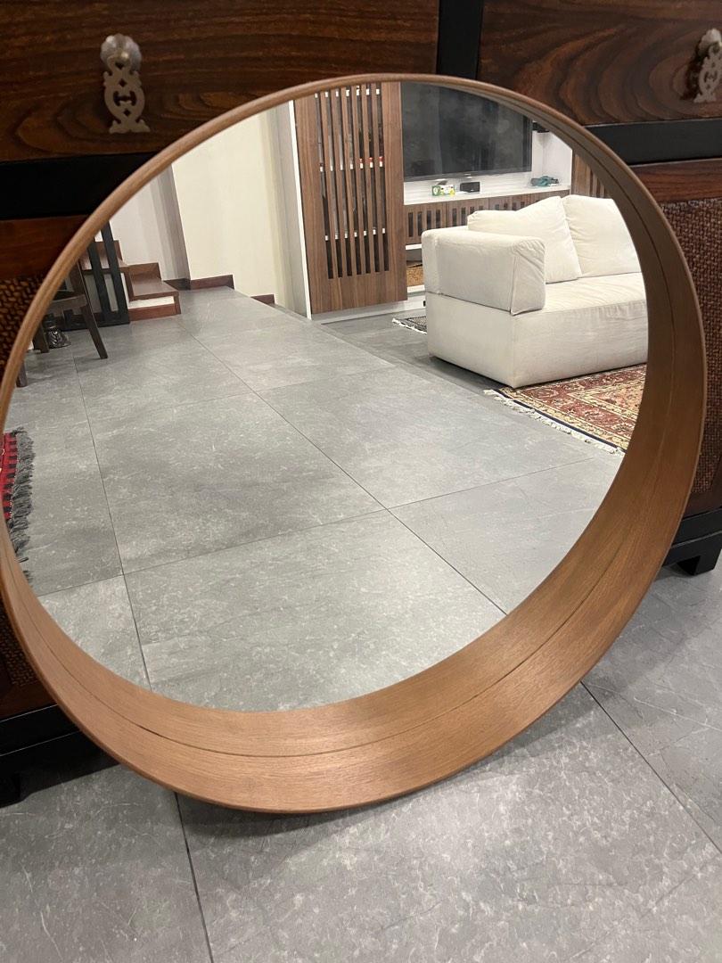 IKEA Round mirror, Furniture & Home Living, Home Decor, Mirrors on
