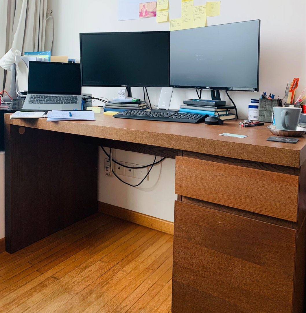 IKEA Work table, Furniture & Home Living, Furniture, Tables & Sets on