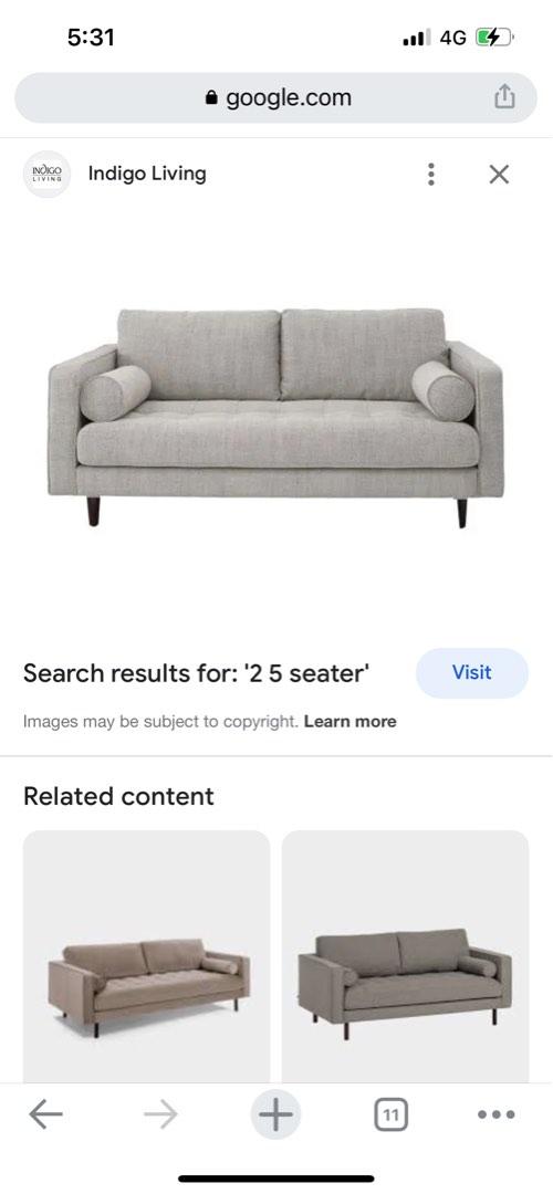 Indigo living sofa, 傢俬＆家居, 傢俬, 梳化 Carousell