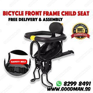 🔥INSTOCKS🔥 Free Delivery/Self collection | Cheapest price in the market Black Front Child for bicycle / Baby Seat for Bicycle | Mountain Bike / Road Bike / Foldable Bike [1-3 Days Delivery].💥 Goodmansg / Goodman / Good 💥