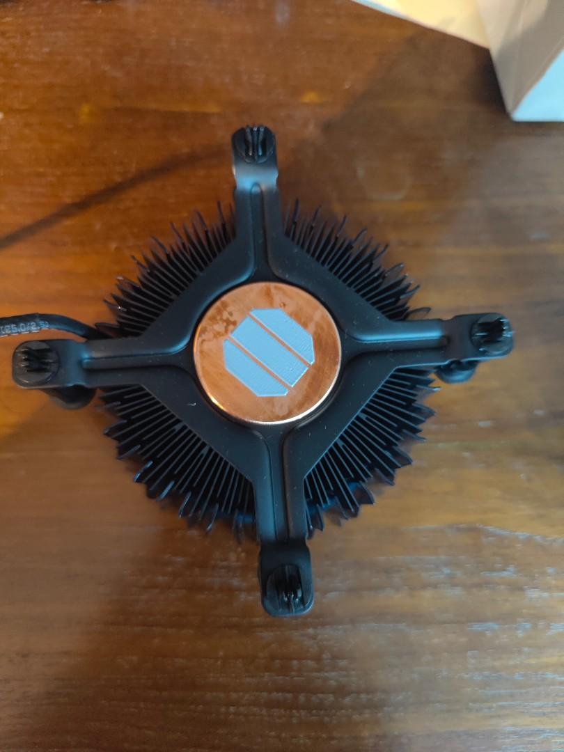 Intel Cpu Cooler With Heatsink And Thermal Paste Computers Tech