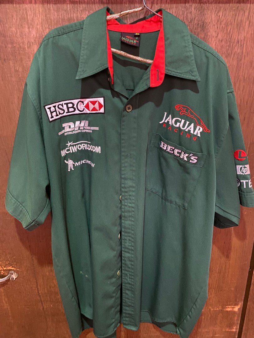 Jaguar Racing Polo Shirt Men s Fashion Tops Sets Tshirts
