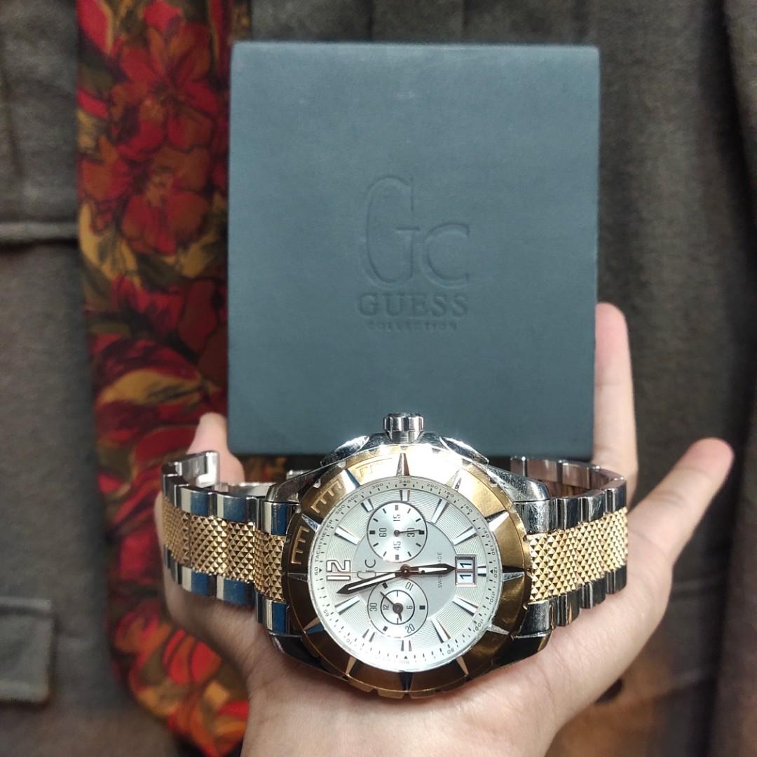 Jam GC Swiss made chronograph authentic Fesyen Pria Jam Tangan di Carousell