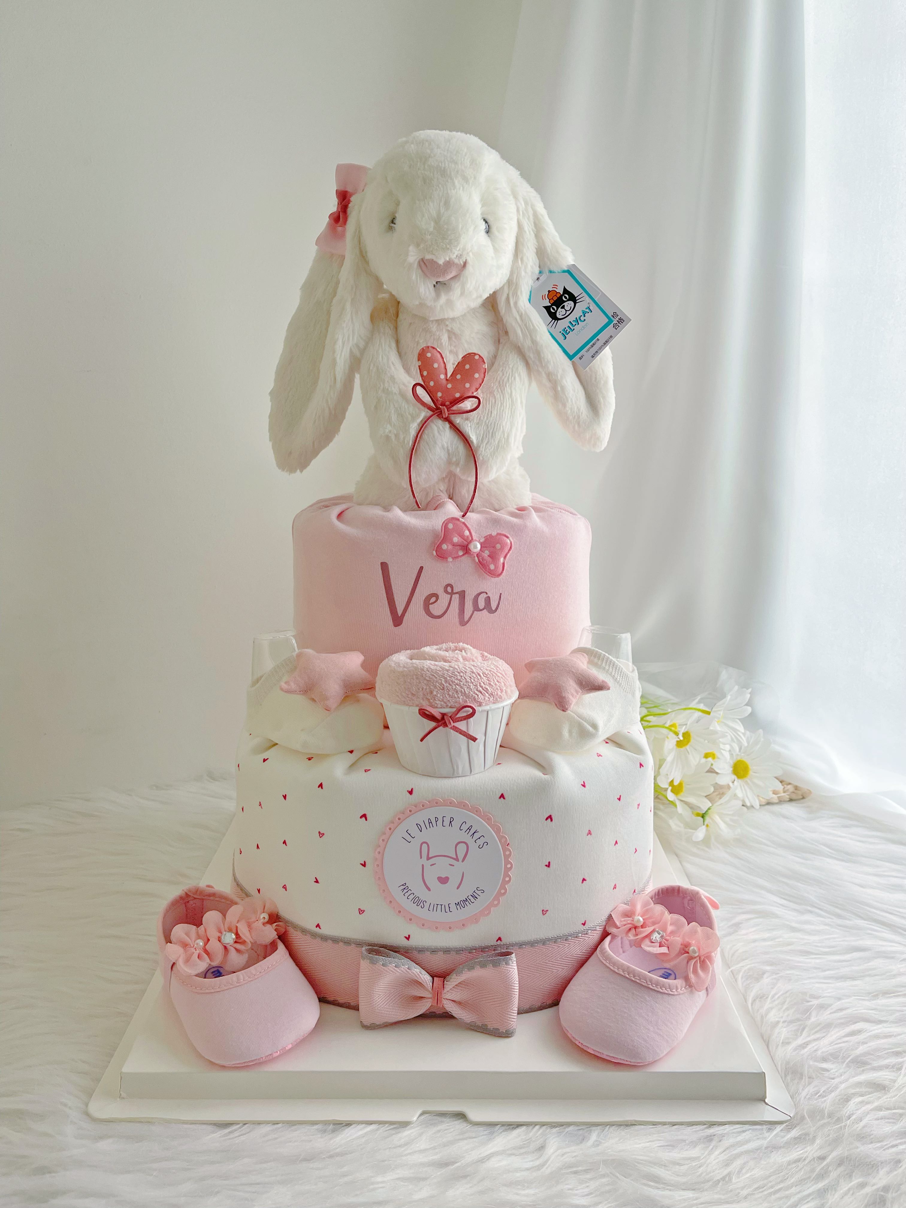 Jellycat diaper cake, Babies & Kids, Babies & Kids Fashion on Carousell