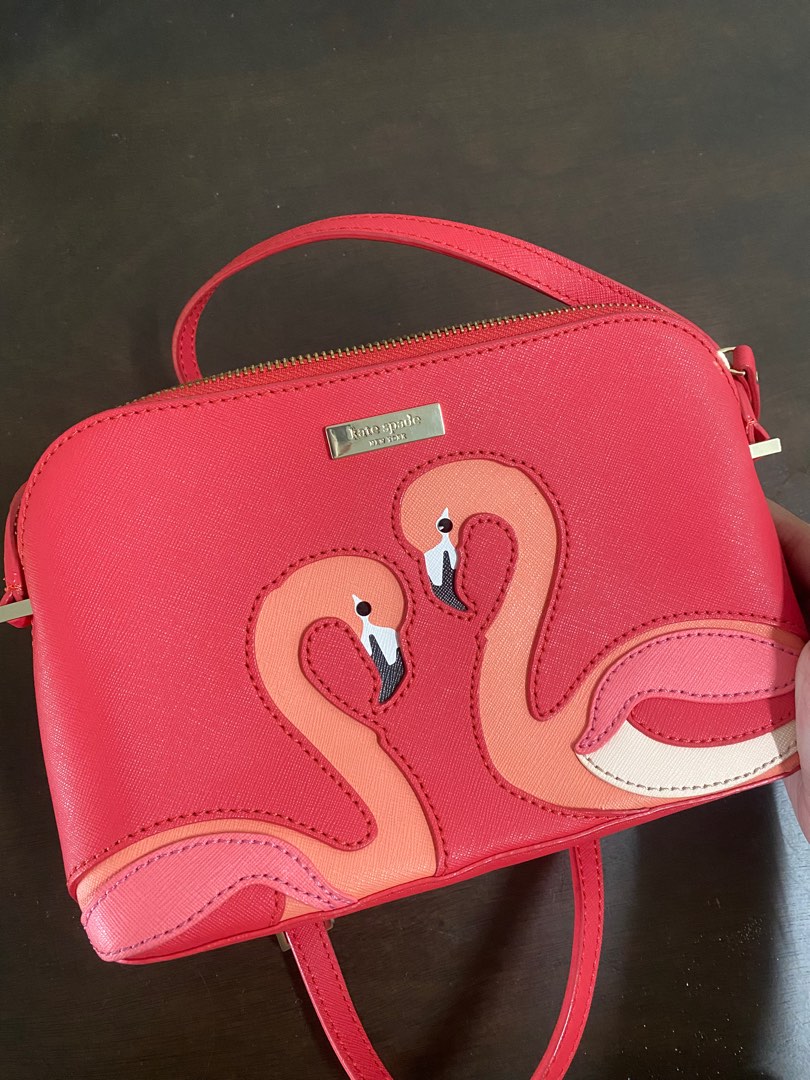 Kate spade flamingo purse outlet online