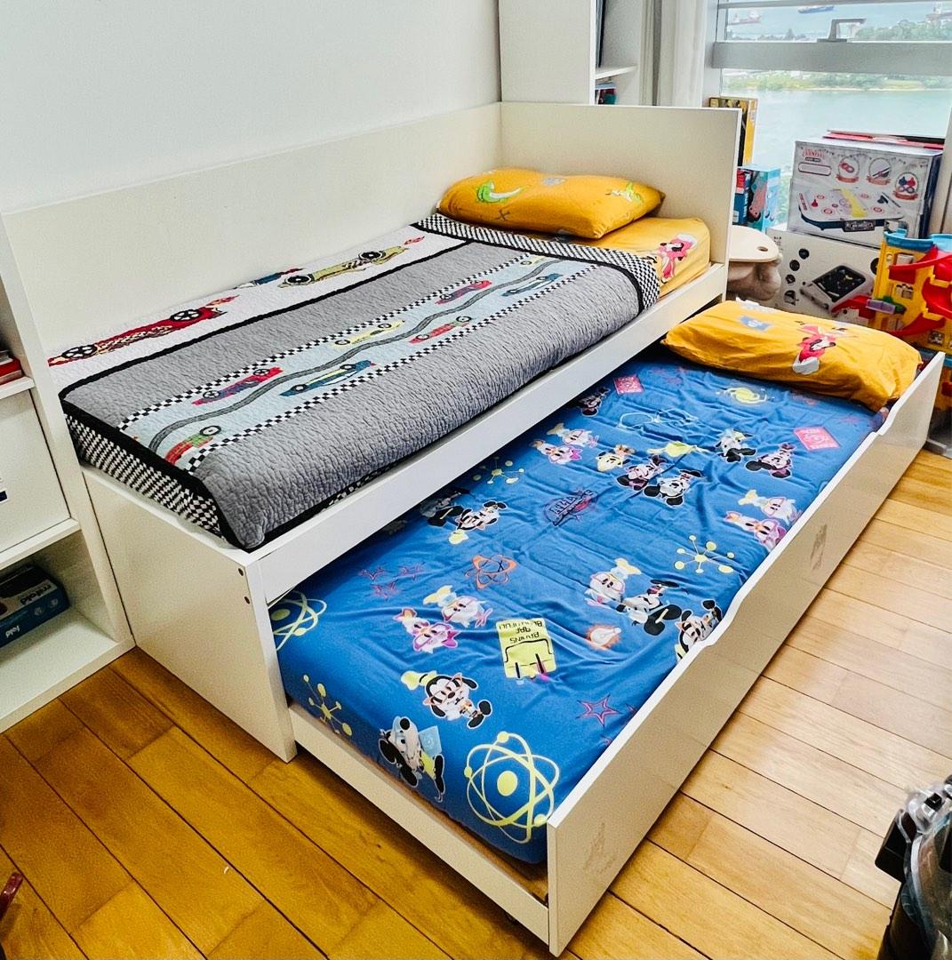 Kids single trundle bed for sale 50 , Babies & Kids, Baby Nursery