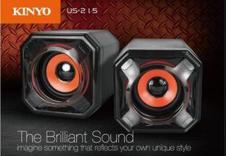 KINYO USB 多媒體喇叭US-215