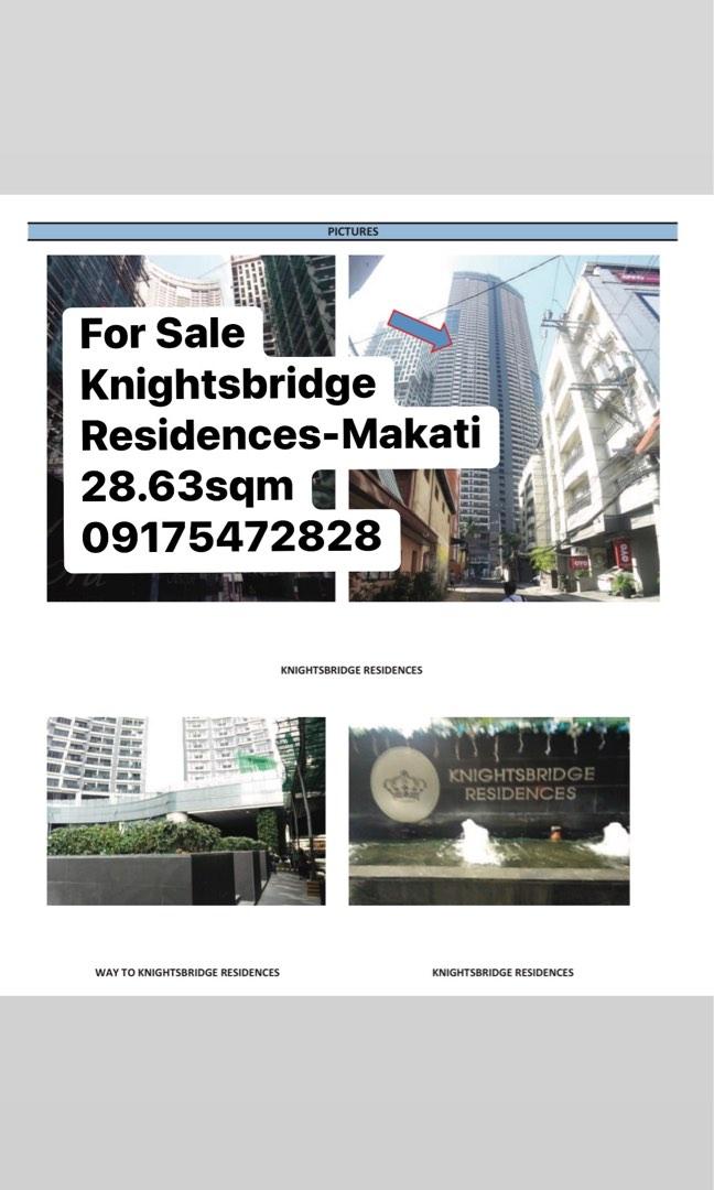 Knightsbridge Residences (Category: Apartments & Condos) located in Muntinlupa City. Submitted by ninapgonzales (Listing ID 1190111698, Image 1). Description: For Sale Knightsbridge Residences Makati 28.63-Studio 47th floor P 4,580,800 09175472828 #knightsbridgeresidences #forsale .