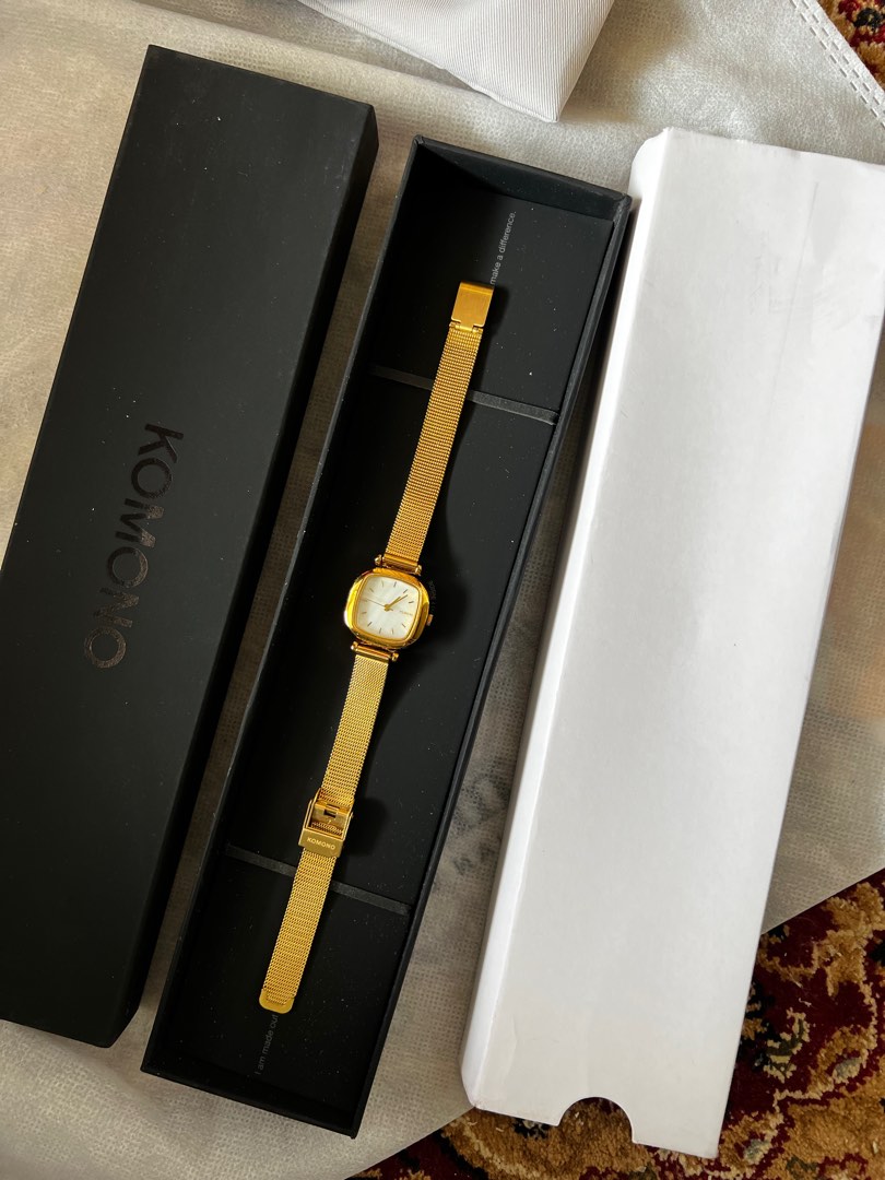 Komono Moneypenny Gold Watch Women s Fashion Watches