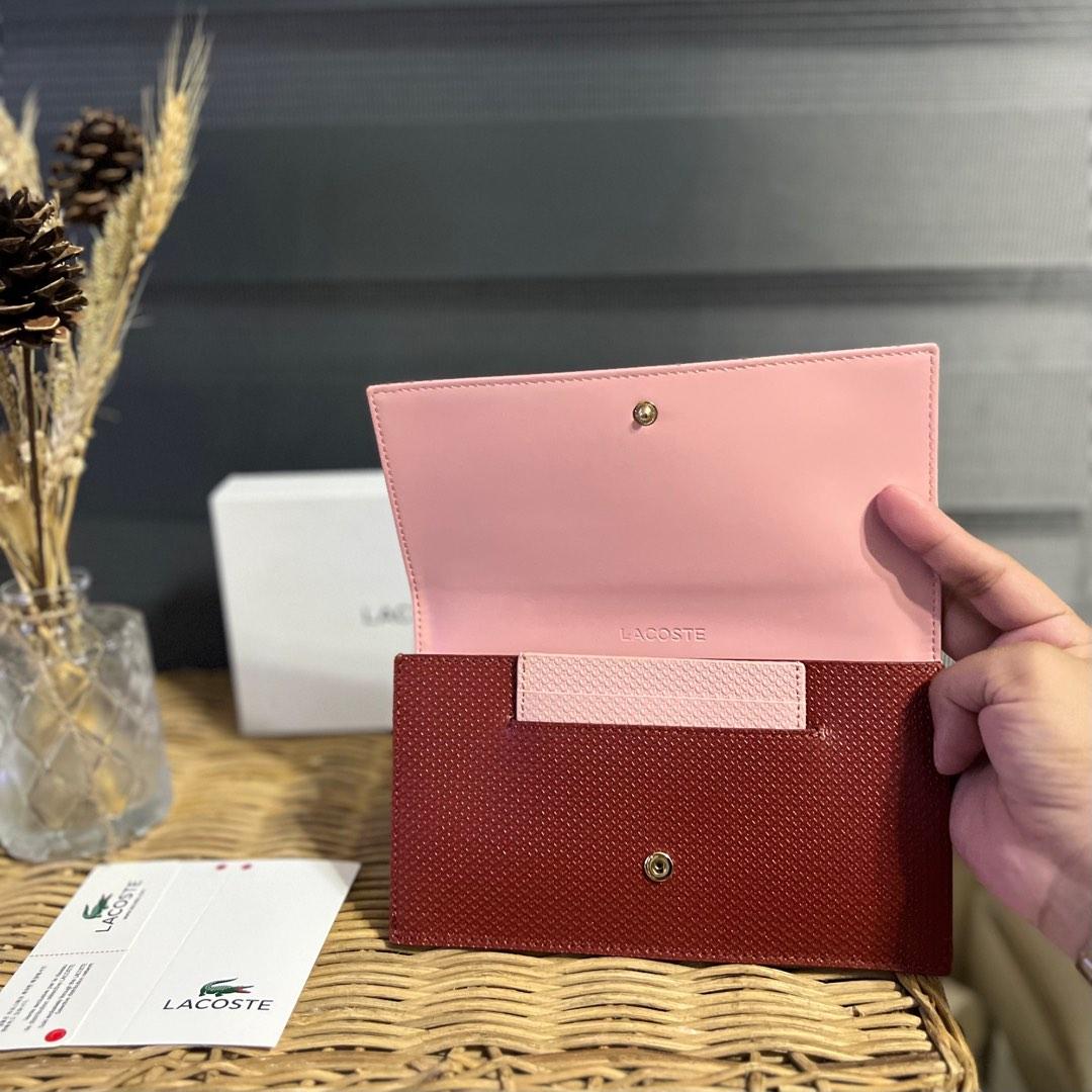 Lacoste on sale slim wallet