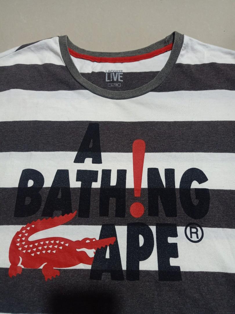 Bathing ape lacoste clearance