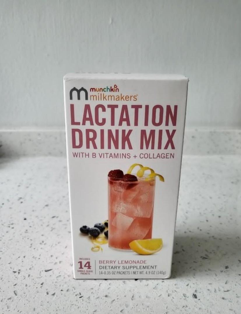 Lactation Drink Mix Berry Lemonade (Munchkin Milkmakers), Babies