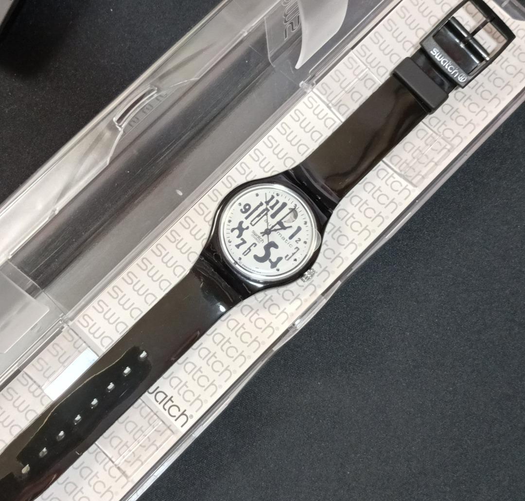 Last Piece SWATCH Automatic Black Board SAB103 Luxury Watches