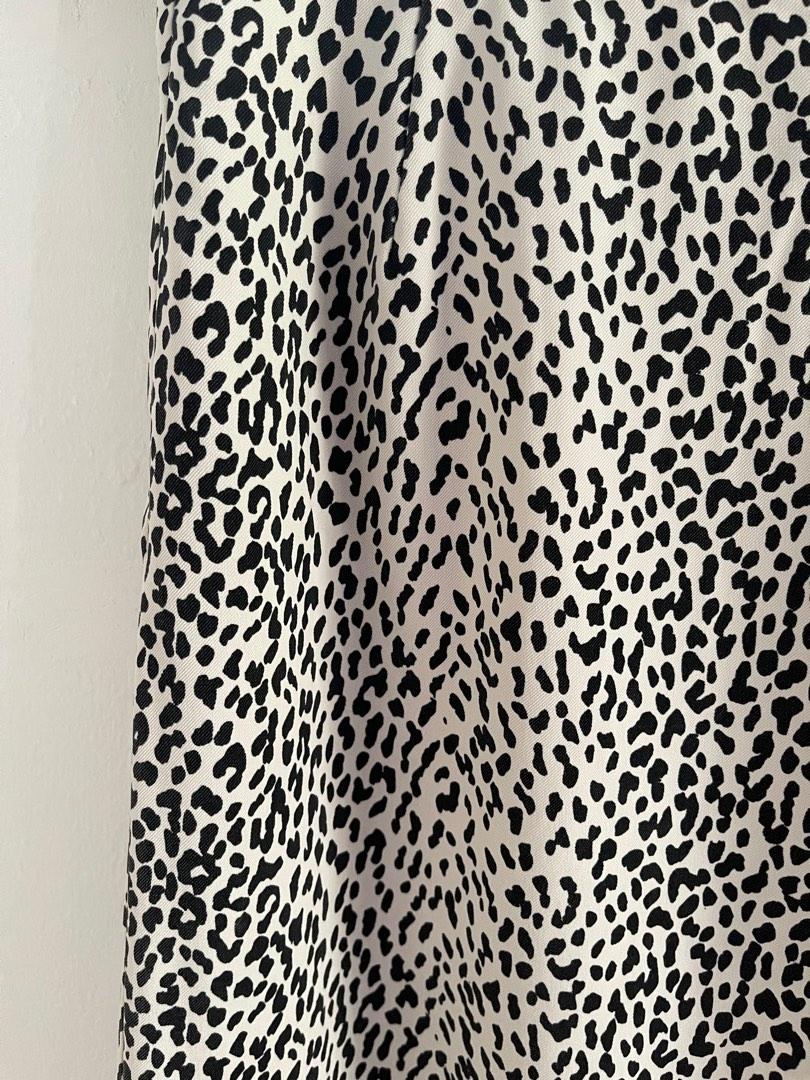 Women's Leopard Summer Print Slit Skirt main image 1