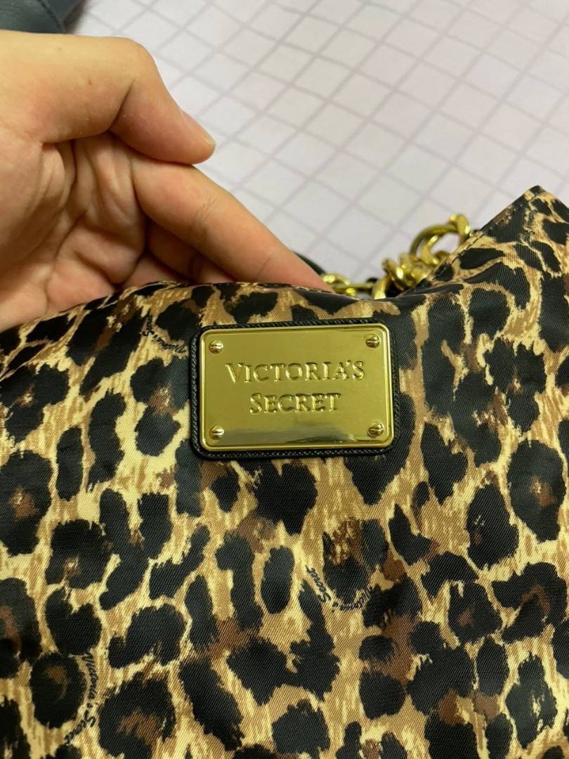 Leopard Print Victoria's Secret Shoulder bag, Women's Fashion, Bags &  Wallets, Shoulder Bags on Carousell