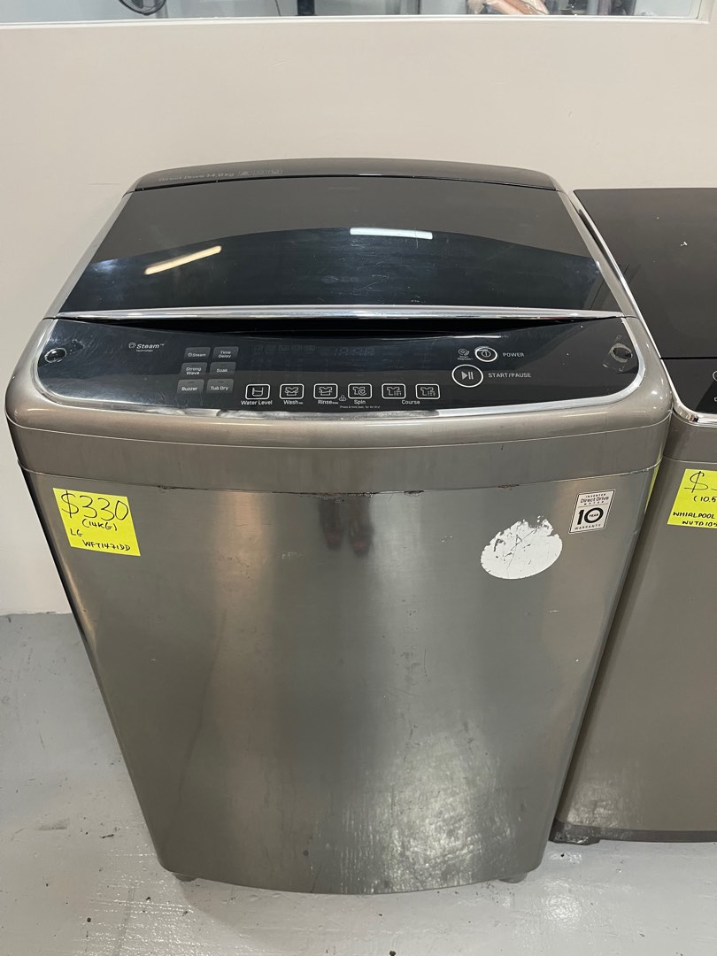 LG 14KG TOP LOAD WASHING MACHINE WFT1471DD 330 Condition 8/10