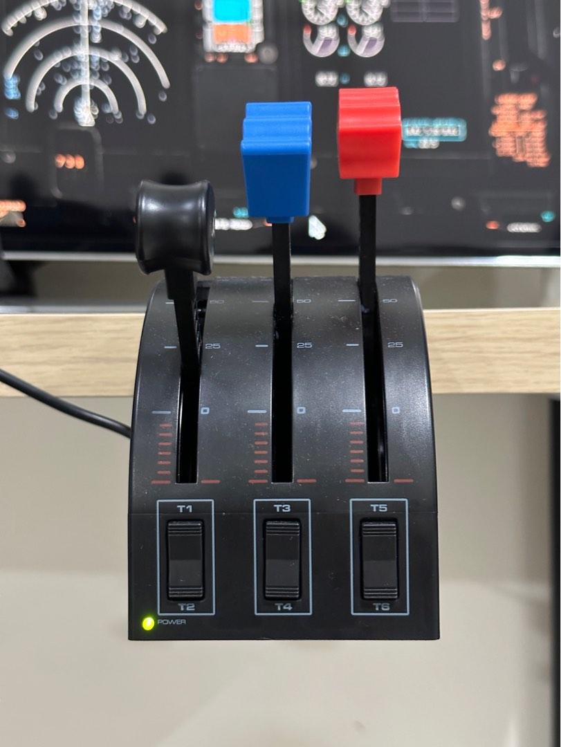 Logitech USB Flight Throttle Quadrant for Flight Simulator, Video ...
