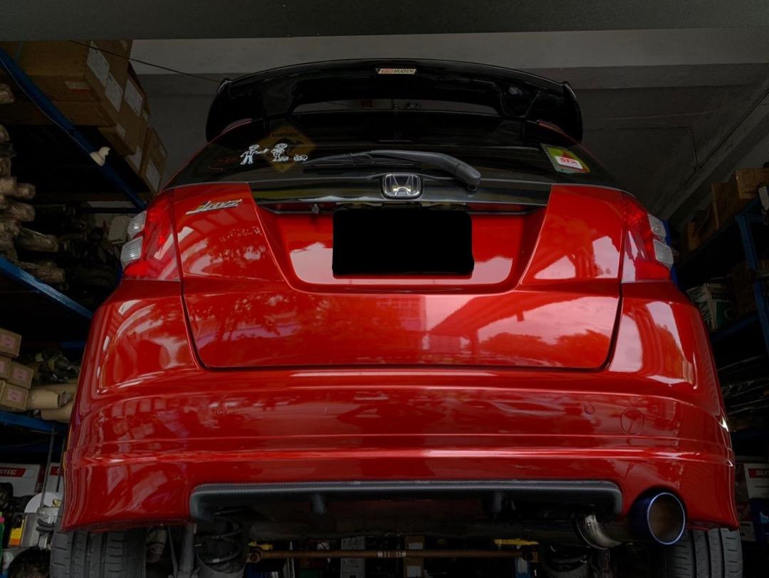 (LOUDEST APPROVED )( GE6 FIT/JAZZ) Advance Racing exhaust system, Car