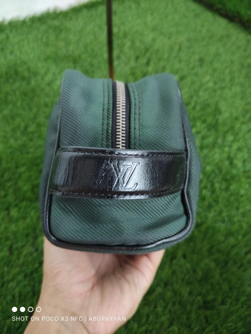 Louis Vuitton, a 'Parana Toiletry Bag 26' and a green Taiga wallet