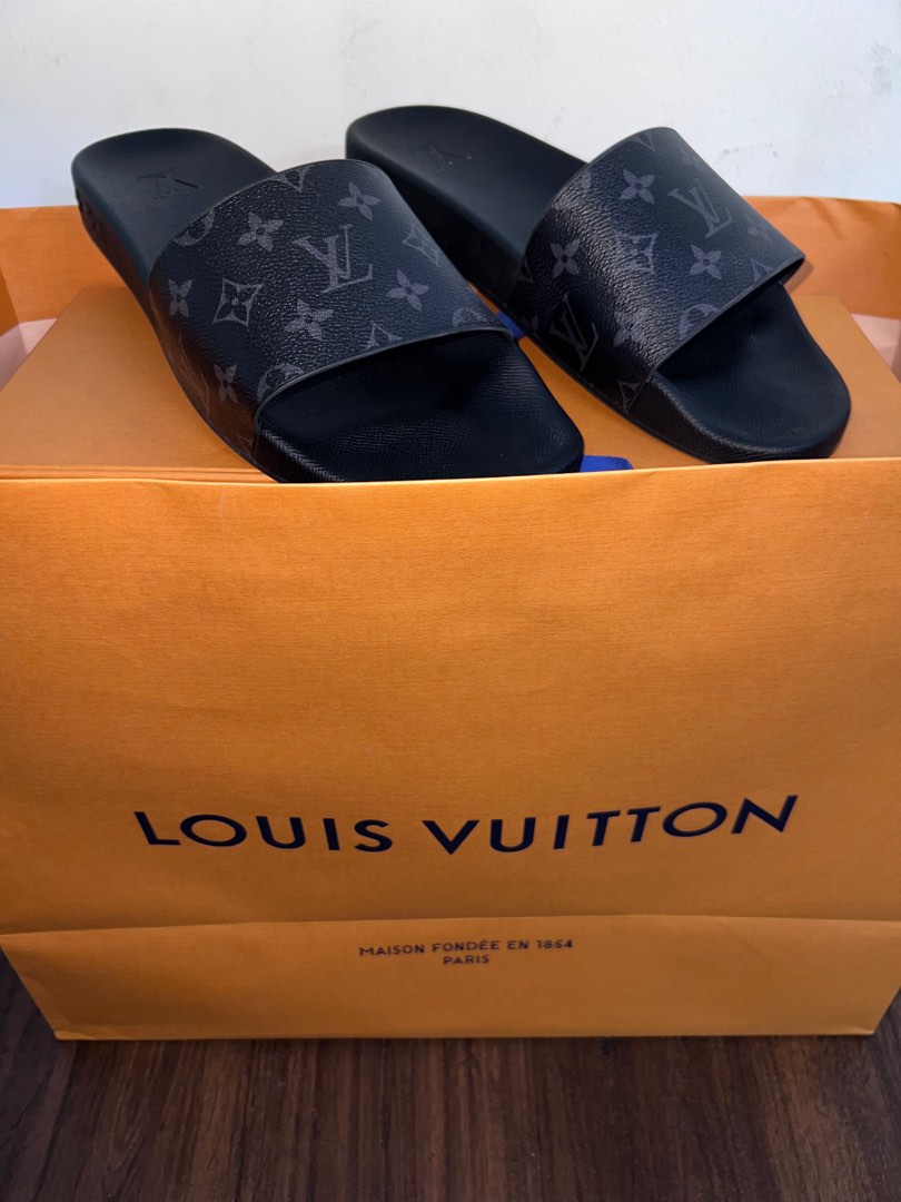 Cheap Mens Louis Vuitton Slippers OnSale Discount Mens Louis Vuitton  Slippers Free Shipping