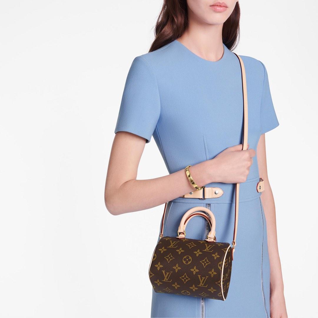 Louis Vuitton Nano Speedy 2022 detachable strap brand new, Luxury, Bags &  Wallets on Carousell