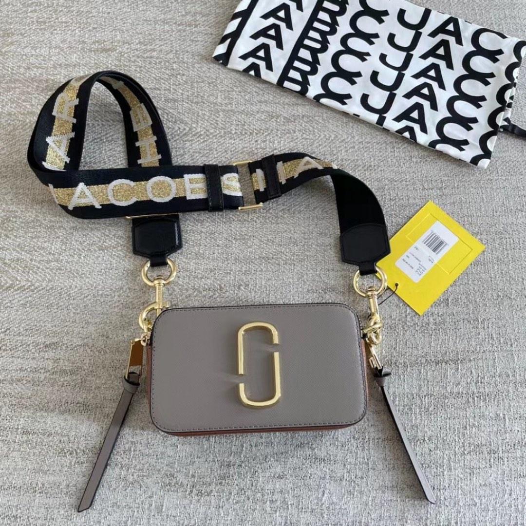 Marc Jacobs Logo Strap Snapshot Small Camera Bag, Luxury, Bags & Wallets on  Carousell