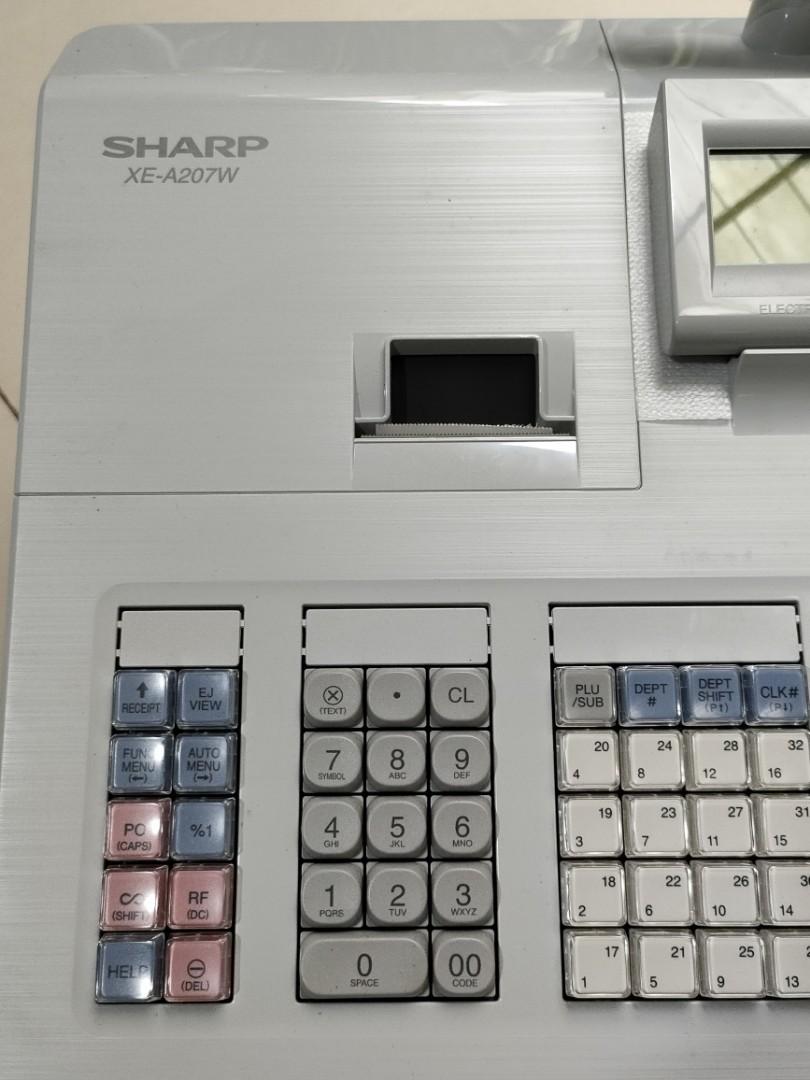 Mesin Kasir Sharp XEA207W, Serba Serbi, Others di Carousell