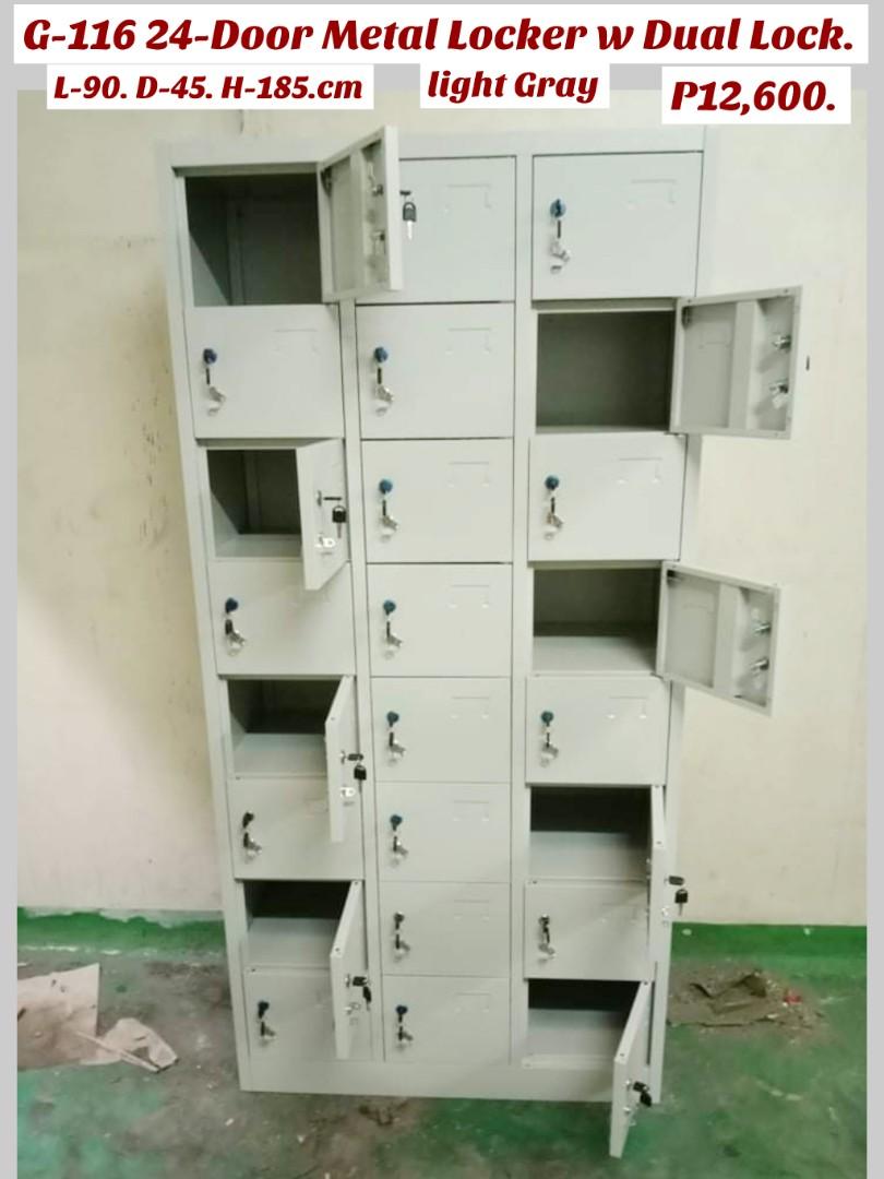 Metal Locker 24-Doors, Furniture & Home Living, Office Furniture ...