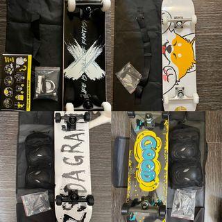 特價優惠現貨New 全新滑板🛹花式滑板 skateboard 動作滑板 skate board