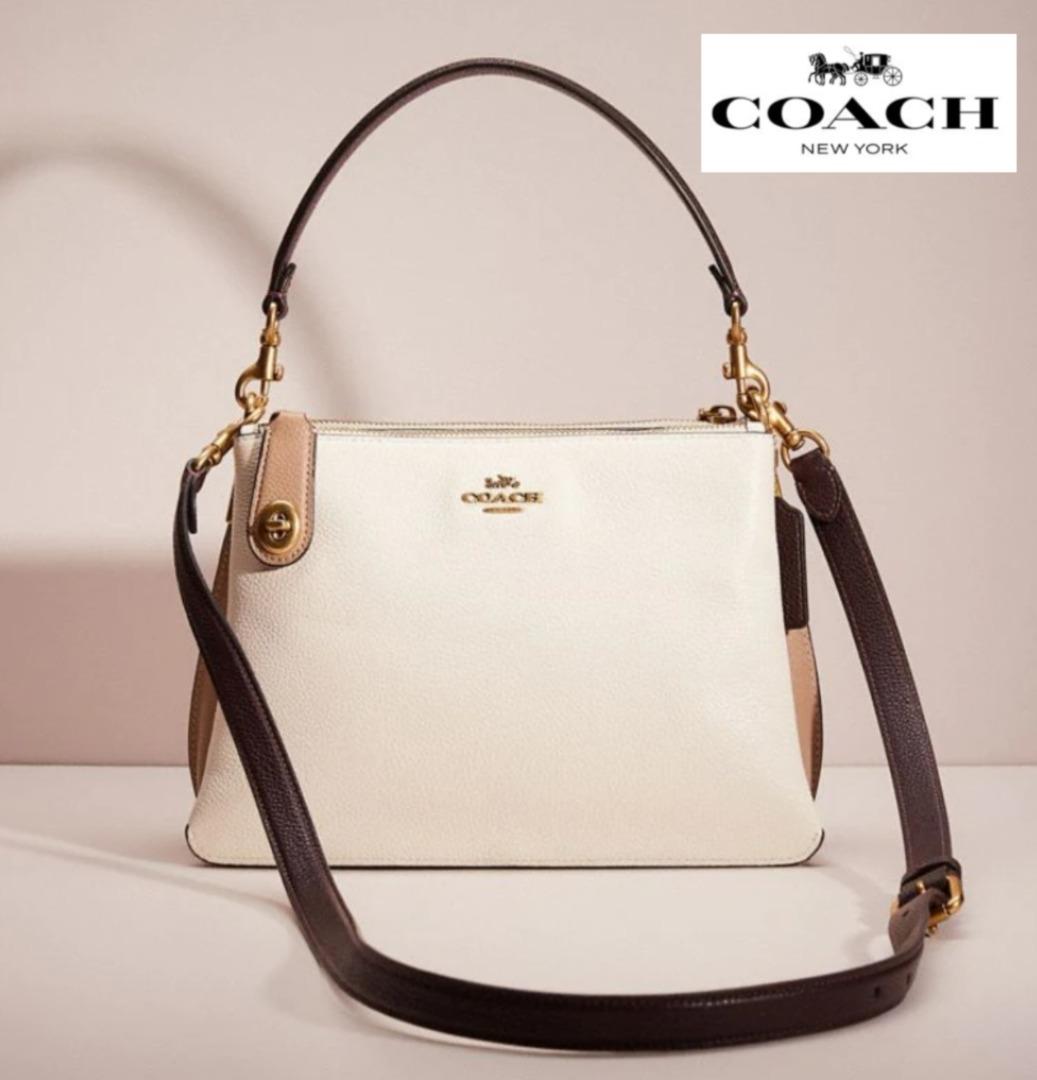 Coach double online zip sling bag