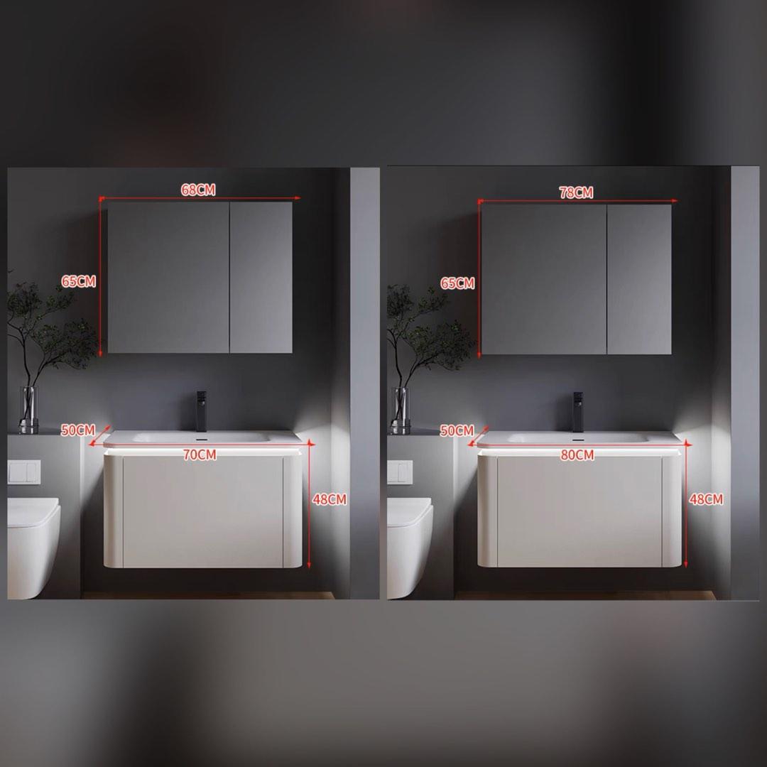 New! Led Light Bathroom Set, Furniture & Home Living, Bathroom