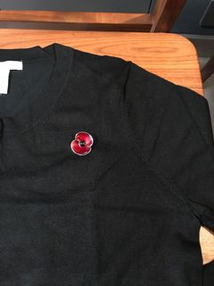 Remembrance poppy pin brooch 心口針 胸針 扣針 襟章 - new 全新64205968488449110