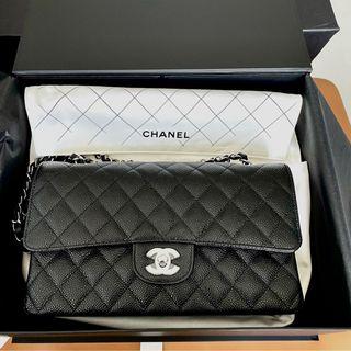100+ affordable chanel flap bag caviar For Sale, Shoulder Bags