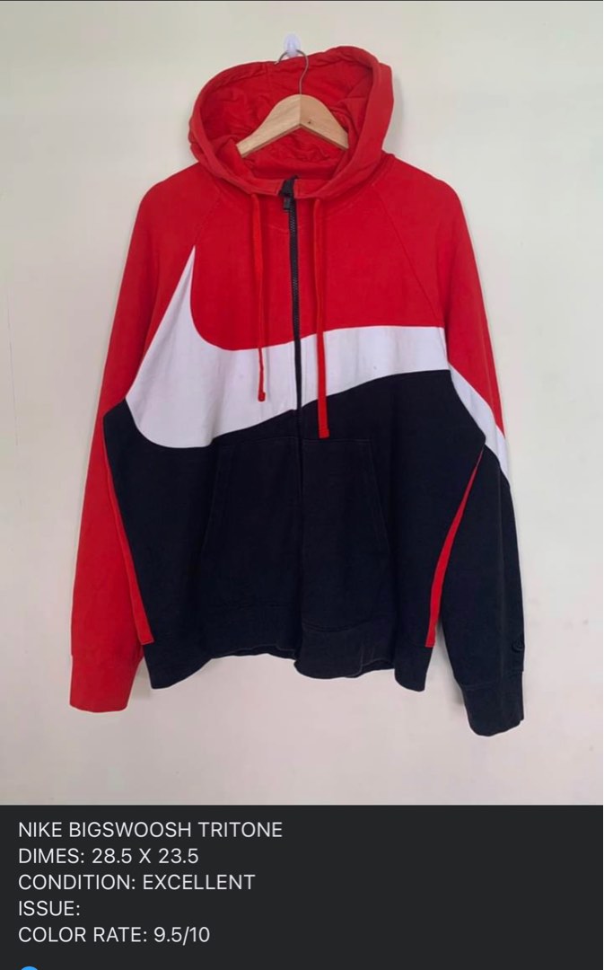 Nike big swoosh, Men's Fashion, Activewear on Carousell