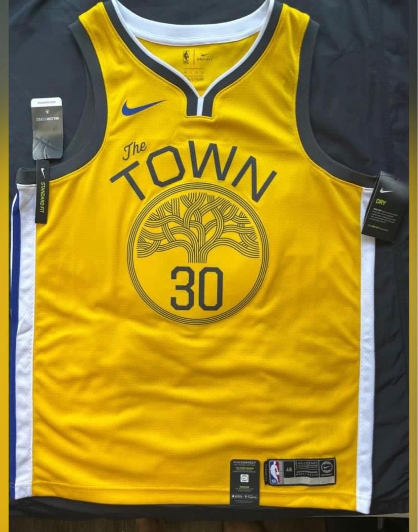Nike GSW The Town Steph Curry Jersey, Men's Fashion, Activewear on