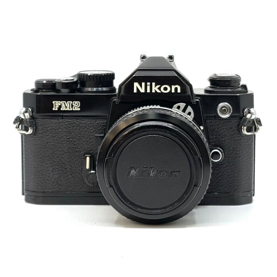 Nikon FM2 Black + 50mm F1.4 Ais, 攝影器材, 鏡頭及裝備- Carousell
